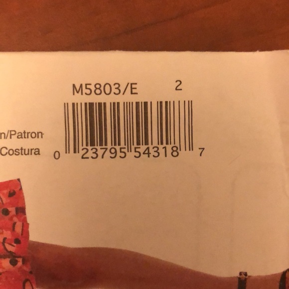 3 for $20 McCall’s Sewing Pattern M5803 Size E - Picture 3 of 3